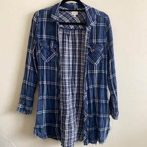 Sneak peek long flannel